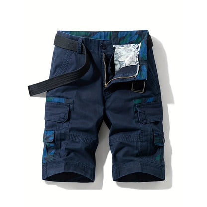 Glistensport 100% Cotton Camo Men's Cargo Shorts