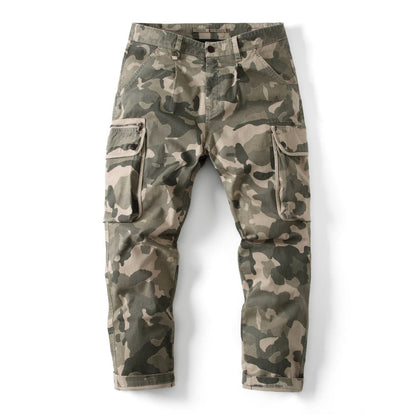Glistensport New Autumn and Winter Men's Loose Camouflage Multi-pocket Pants