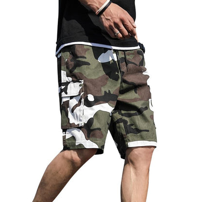 Glistensport Plus Size M to 7XL Camo Men's Shorts