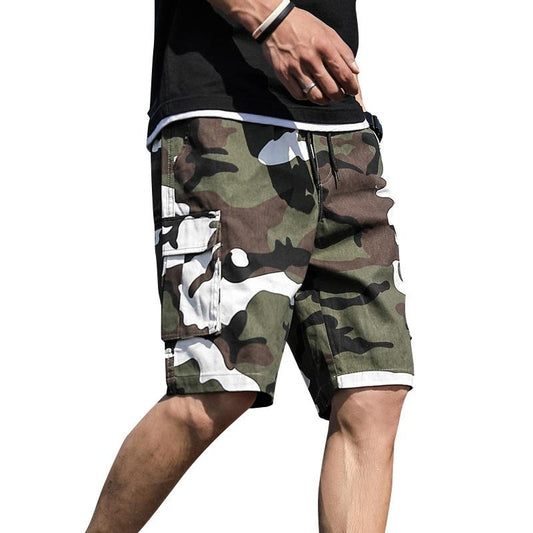 Glistensport Plus Size M to 7XL Camo Men's Shorts