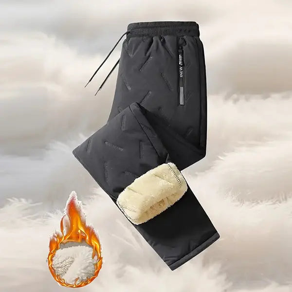 Warm Thermal Plush Thick Fleece Winter Pants