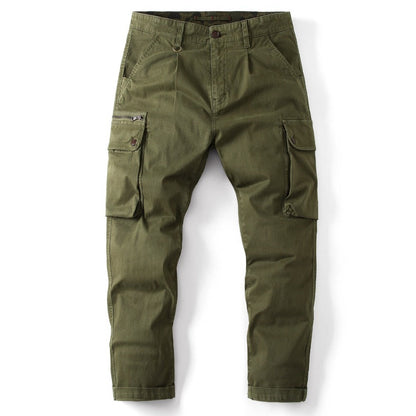 Glistensport New Autumn and Winter Men's Loose Camouflage Multi-pocket Pants