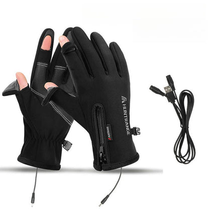 GlistenSport™ Outdoor Heated Gloves Windproof and Waterproof