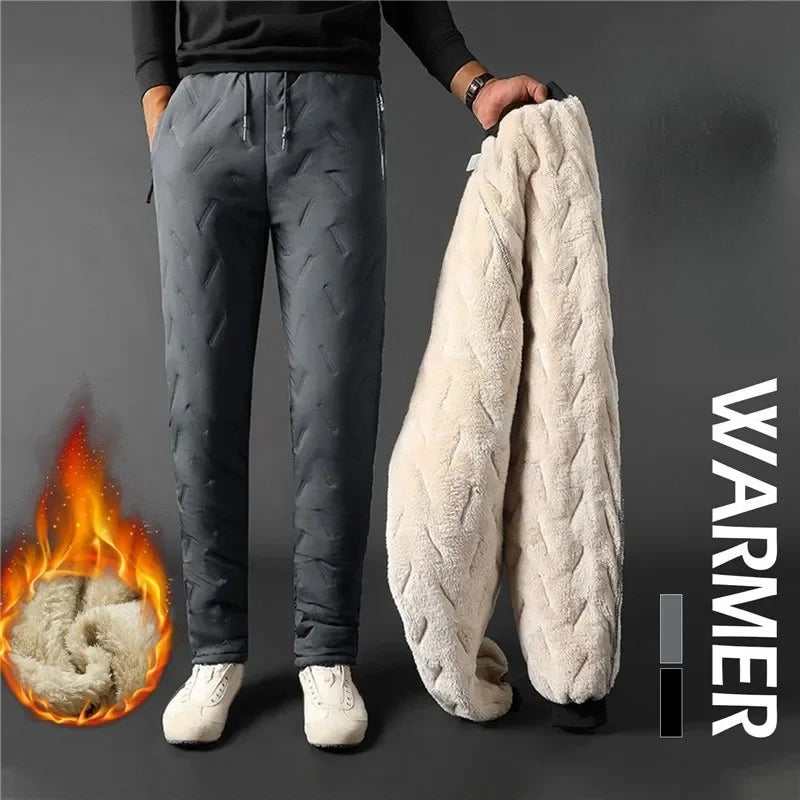 Warm Thermal Plush Thick Fleece Winter Pants