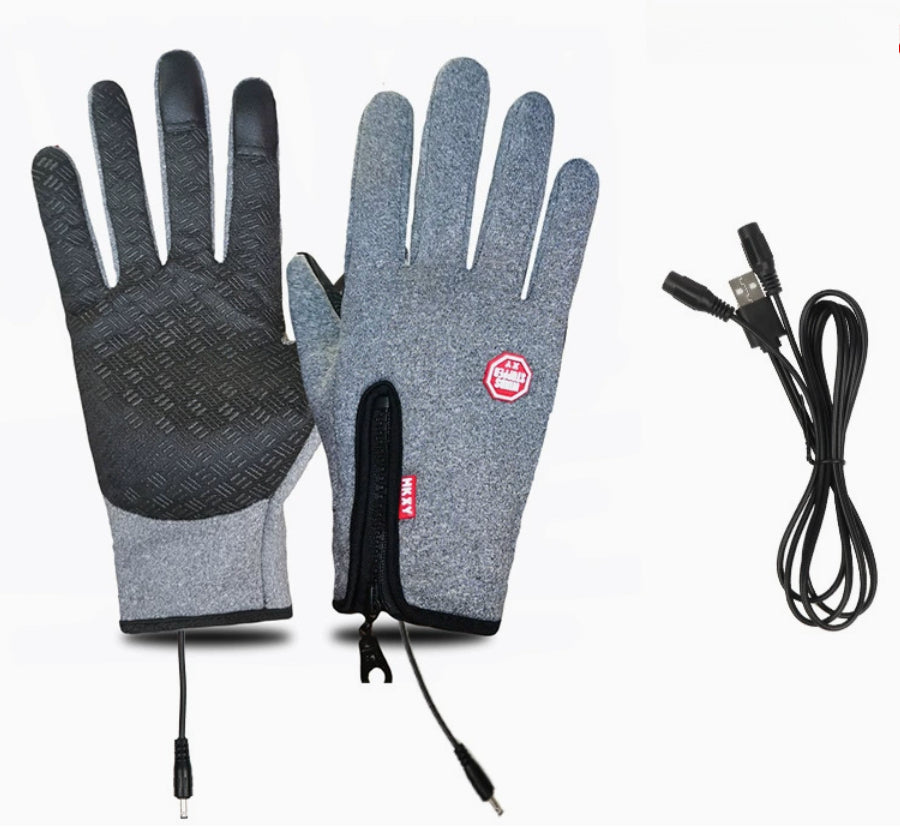 Glistensport™ Heated Gloves Windproof and Waterproof with Plus Velvet