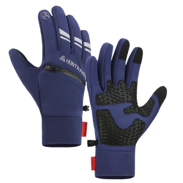 Heated Gloves for Outdoor Activities Windproof and Waterproof with Plus Velvet