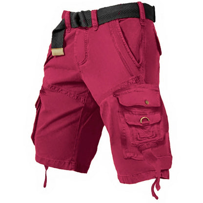 Glistensport Mens Cargo Shorts Multi Pockets Cargo Shorts