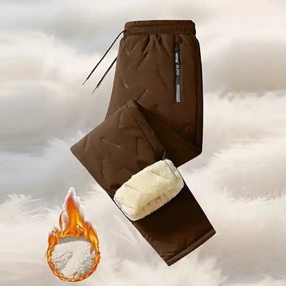 Warm Thermal Plush Thick Fleece Winter Pants