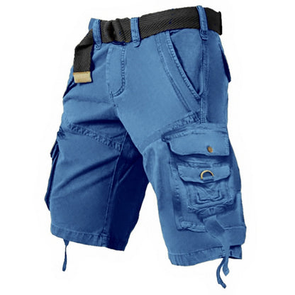 Glistensport Mens Cargo Shorts Multi Pockets Cargo Shorts