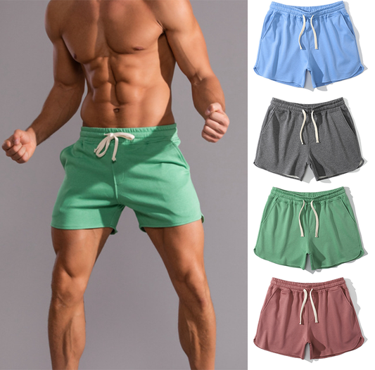 GlistenSport™ Cotton Gym Shorts