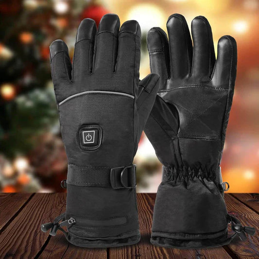 Glistensport™ Leather Rechargeable Heated Gloves